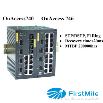 Gigabit Managed Industrial Ethernet Switch (OnAccess 740/746)